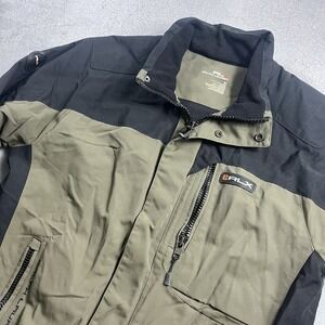 Ralph Lauren RLX Men's McKinley Jacket Utility Bomber Coat Green Full Zip Size L